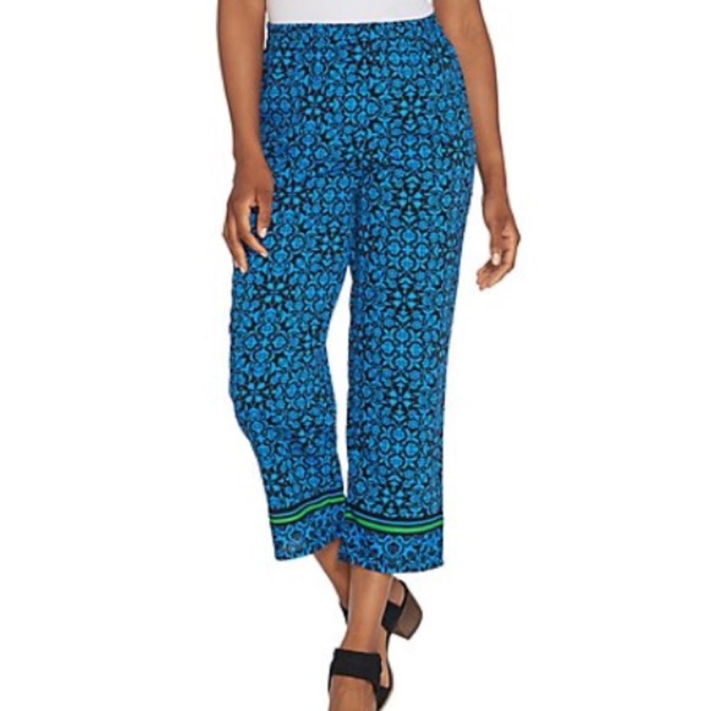 Linea Louis Dell’Olio printed crop pull on pants